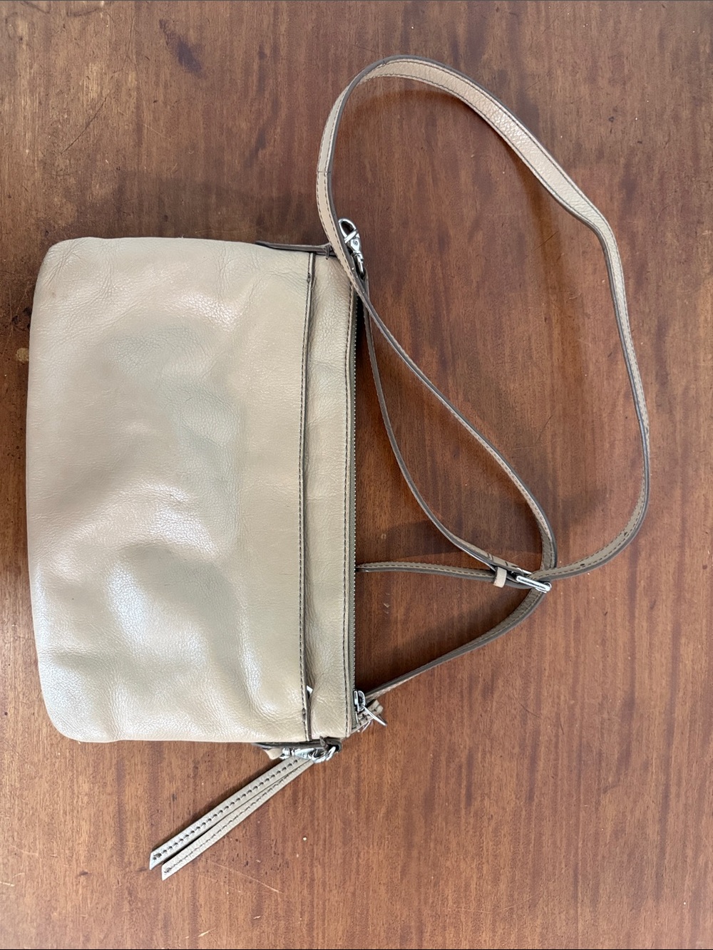 Fossil Taupe Sydney Crossbody Purse
